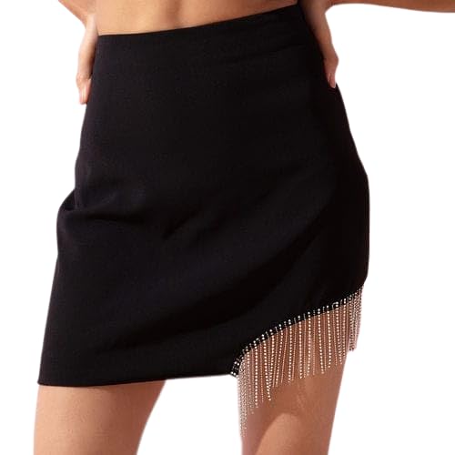 Short Length Black Lace Skirt