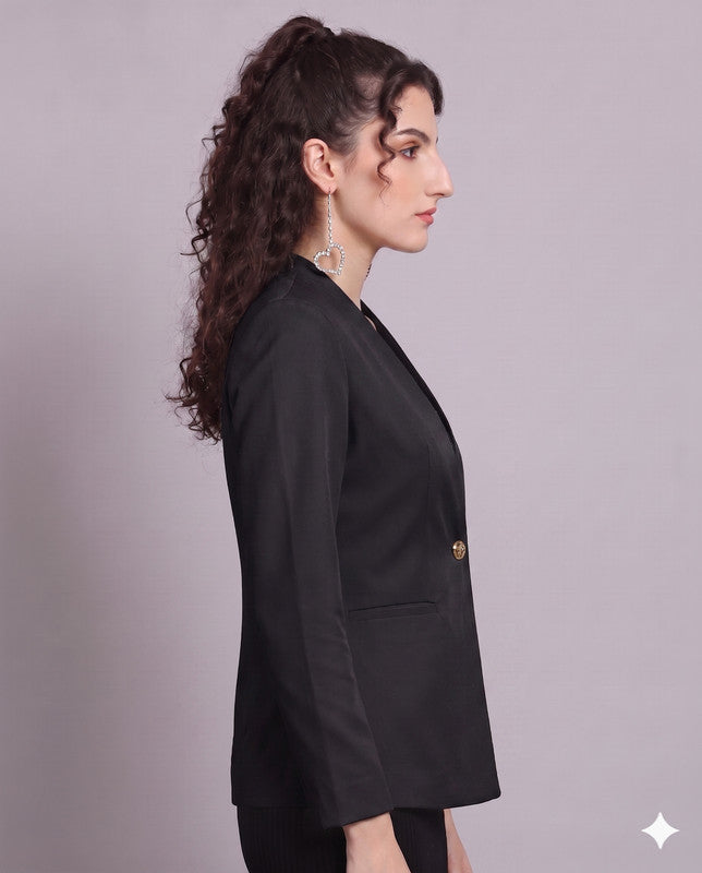 Zara Blazer Coat Black