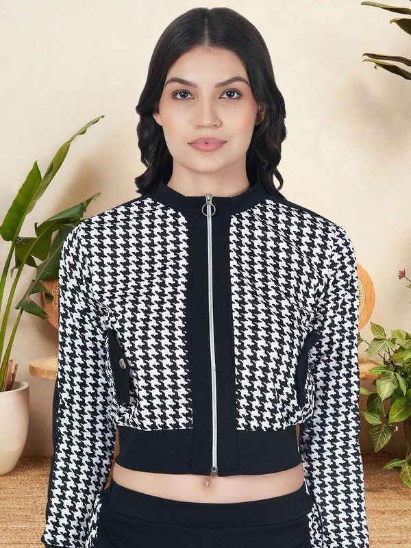 Checkred print Co-Ord Set Black
