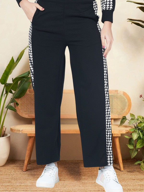Checkred print Co-Ord Set Black