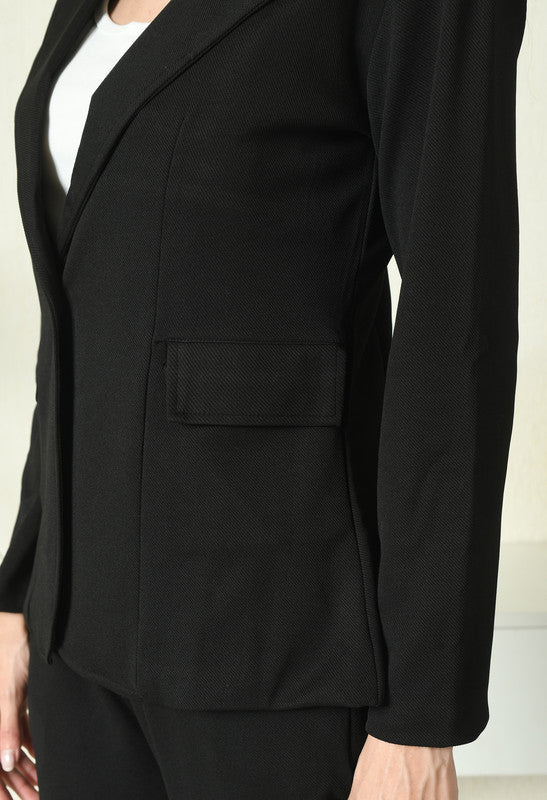 Formal Blazer & Pant Set Black