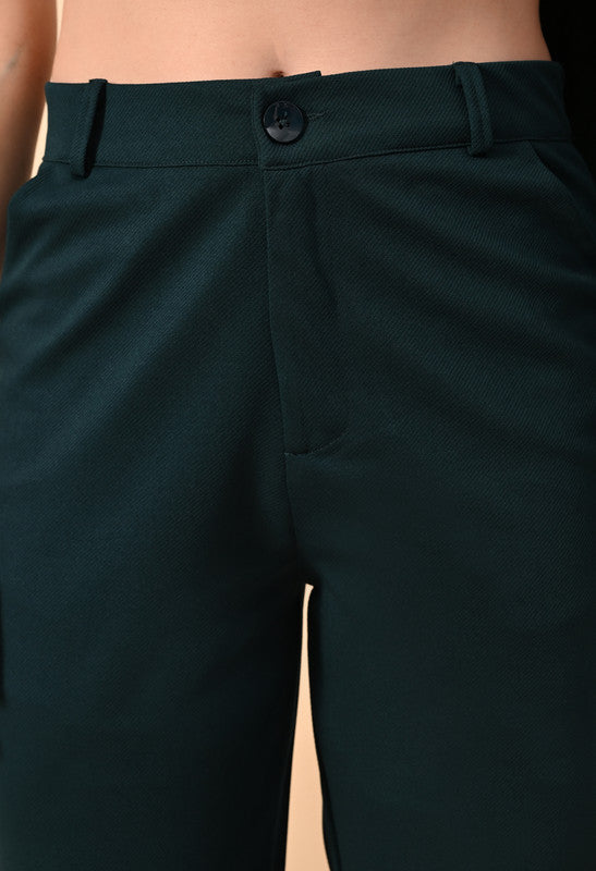 GREEN COAT PANT SET