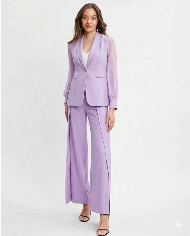 ORGANZA Lavender COAT PANT