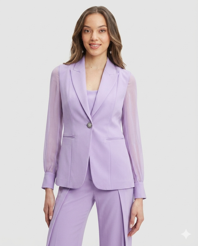 ORGANZA Lavender COAT PANT