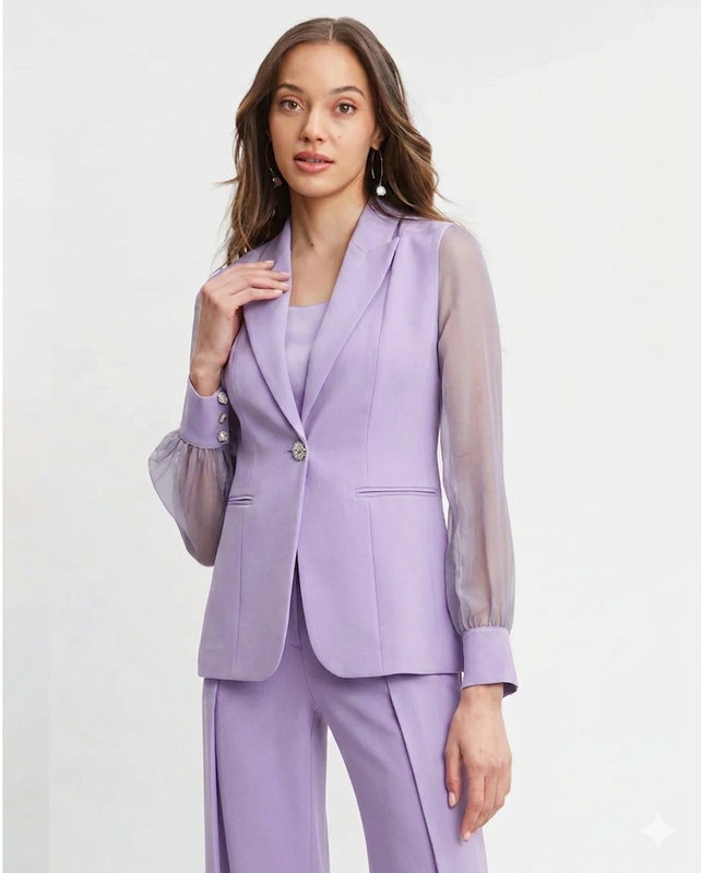 ORGANZA Lavender COAT PANT