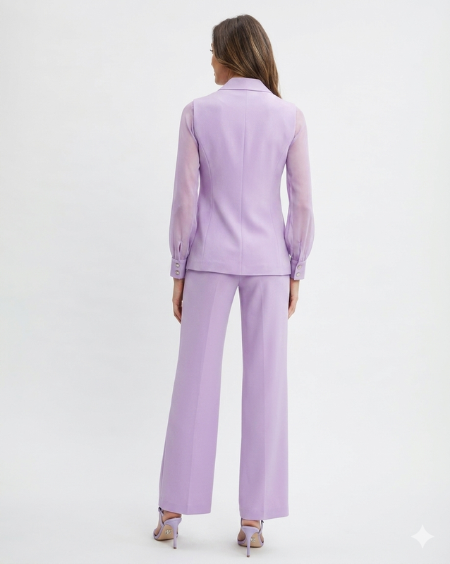 ORGANZA Lavender COAT PANT