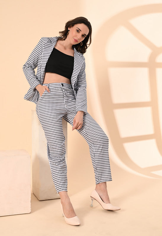 CHECK COAT PANT