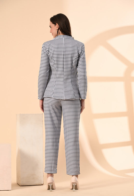 CHECK COAT PANT