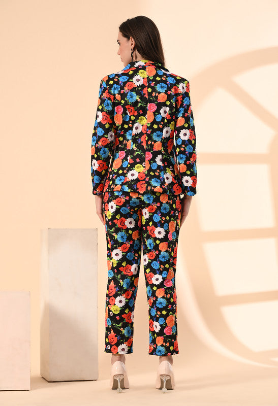 Flower Print Coat & Pant