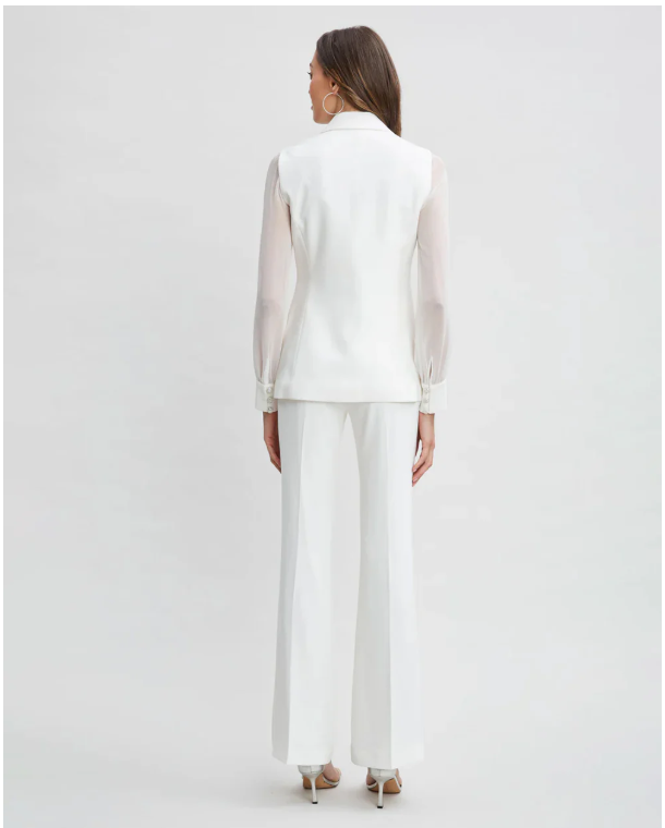 ORGANZA White COAT PANT