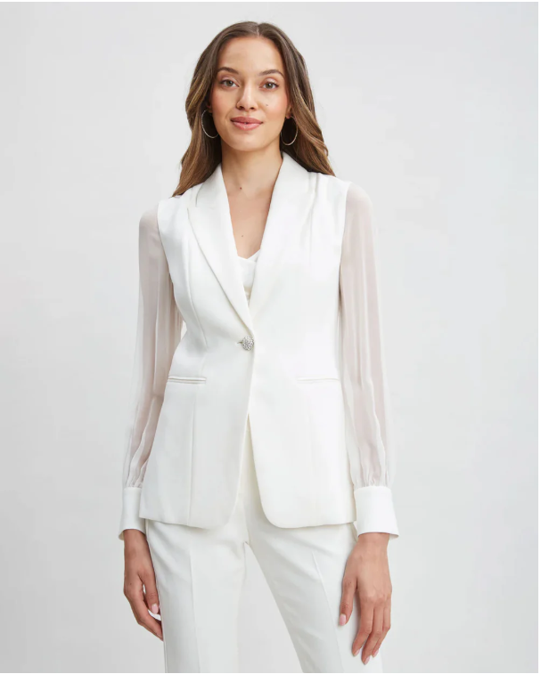 ORGANZA White COAT PANT