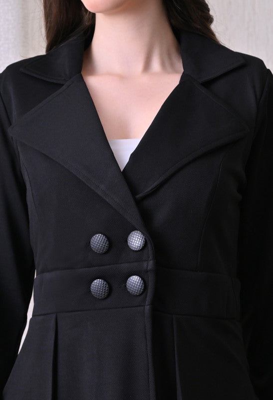 BLACK DRESSCOAT